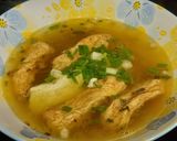 Hình bước làm 3 của món Miến gói nấu chả cá