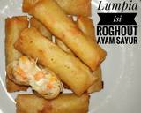 Cara Membuat Lumpia Isi Ragout Ayam Sayur 5