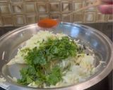 A picture of step 2 of Lauki kofta.
