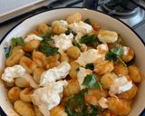 A picture of step 1 of Rustic one pot tomato & spinach gnocchi with burrata.