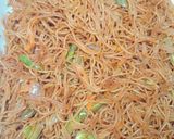 A picture of step 6 of Brown spaghetti.