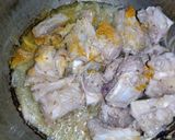 A picture of step 5 of Aloo Gosht.