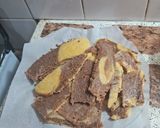 Foto del paso 11 de la receta: Postre de vainillas marmolada relleno con crema de harina y caramelo