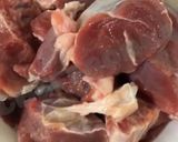 A picture of step 1 of Al rehman-beef Biryani.