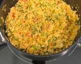 A picture of step 3 of Fresh Methi Paneer Bhurji Tortilla Wrap (Protein Pack).