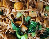 Gambar langkah 10 resipi Laksa Goreng Kuala Perlis.