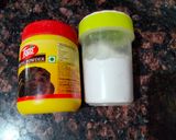 A picture of step 2 of Thandai flavoured cupcakes.