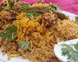 Hyderabadi Pakki Aqhni Mutton Dum Biryani recipe step 6 photo
