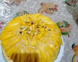 A picture of step 2 of Mango tress-leches cake.