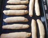 Foto del paso 4 de la receta: Salchichas envueltas en masa fina.