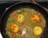 A picture of step 3 of Anda Masala.