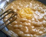 A picture of step 6 of Ghee mysore pak.