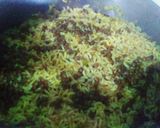 A picture of step 2 of Green gram rice whole moong and garlic buttermilk.