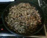 Foto del paso 4 de la receta: Berenjenas rellenas de carne a la pimienta