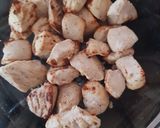 A picture of step 2 of Chicken Tikka salad 💛.