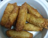 A picture of step 9 of Spring rolls #4weeks challenge.