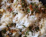 A picture of step 7 of Methi Tomato Rice.