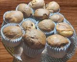 Foto del paso 9 de la receta: Cupcakes / muffins marmolado y de chocolate con nueces. Deliciosisimo. #sin tacc #glutenfree