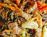 Hình bước làm 8 của món Miến trộn Hàn Quốc