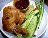 รูปขั้นตอนการทำที่ 5 ของ ไก่ตุ๋นเห็ดหอม