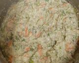 A picture of step 2 of Healthy Moongdal Appe with veggies.
