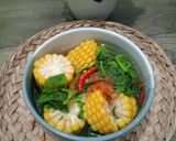 Foto langkah ke 3 dari resep Sayur Bayam Jagung.