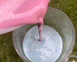 A picture of step 5 of Unicorn milkshake.
