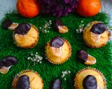 A picture of step 4 of Orange Sunset Muffins.