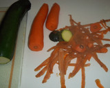 Foto del paso 1 de la receta: Ensalada de calabacín y carlota