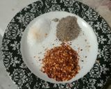 A picture of step 2 of Three spice 🍕pizza.