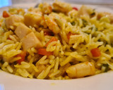 Foto del paso 6 de la receta: Arroz frito con curry y gambas