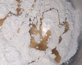 A picture of step 1 of Maida spicy roti.