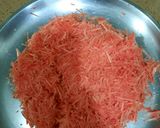 A picture of step 1 of Carrot Ladoo.