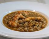 Foto del paso 12 de la receta: Garbanzos con gambones... Otra manera de comer esta legumbre. Los garbanzos los he cocido en lenta