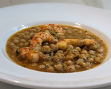 Foto del paso 12 de la receta: Garbanzos con gambones... Otra manera de comer esta legumbre. Los garbanzos los he cocido en lenta