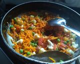 A picture of step 3 of Haldi ki sabzi.
