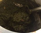 A picture of step 1 of Makke ki roti sarsoan ka saag.