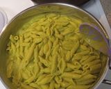 A picture of step 7 of Green Pasta.