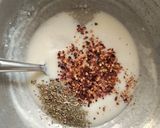 A picture of step 6 of Creamy white pasta.