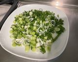 Une image de l'étape 11 de Œufs marinés aux oignons nouveaux.