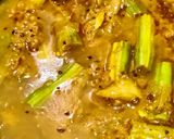 A picture of step 5 of Vegetarian fish with banana curry.