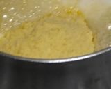 A picture of step 1 of Semolina/Rwa Halwa.