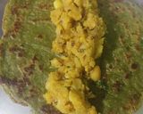 पालक आलू व्रैप (Palak aloo wrap recipe in hindi) रेसिपी चरण 9 फोटो