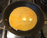 A picture of step 2 of Deany's fried rice.