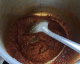 A picture of step 7 of Jatretil mutton gravy masala (jatra food).