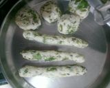 A picture of step 4 of Suji Aloo fingers.