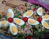 Foto del paso 5 de la receta: Ensalada deliciosa con timbal de arroz blanco