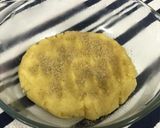 A picture of step 5 of Kesar Mawa Peda.
