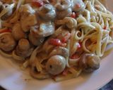 Foto del paso 7 de la receta: Tallarines con Yogur y Champiñones