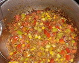 Foto del paso 5 de la receta: Ajíes Rellenos de Carne y Queso Danés